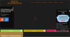 Desktop Screenshot of hotelrestauranteloforaton.com